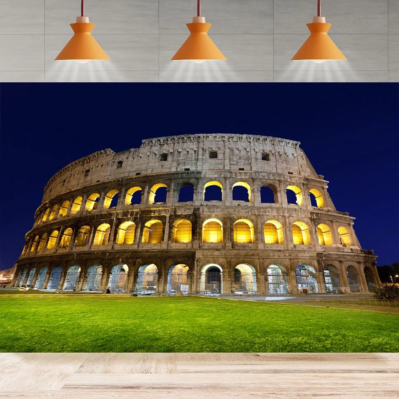 Photography Backdrop Blue Sky Night Golden Lighting Ancient Rome Arena Green Grassland Wedding Party Decoration Background
Photography Backdrop Blue Sky Night Golden Lighting Ancient Rome Arena Green Grassland Wedding Party Decoration Background