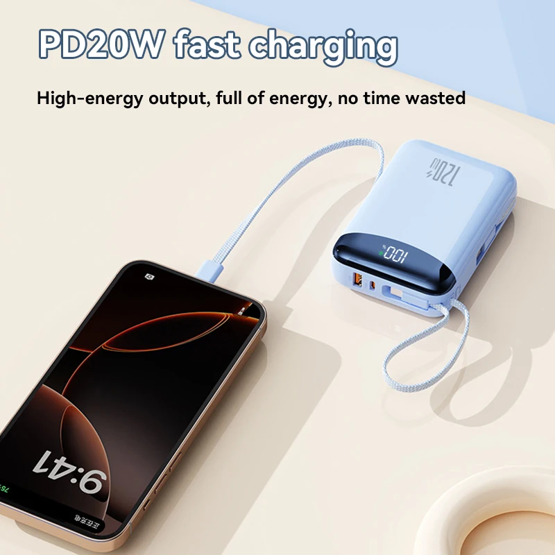100000mah 120W Power Bank With Charging Cables LED Digital Display Portable External Battery Emergency Supply For Multi Phone
100000mah 120W Power Bank With Charging Cables LED Digital Display Portable External Battery Emergency Supply For Multi Phone