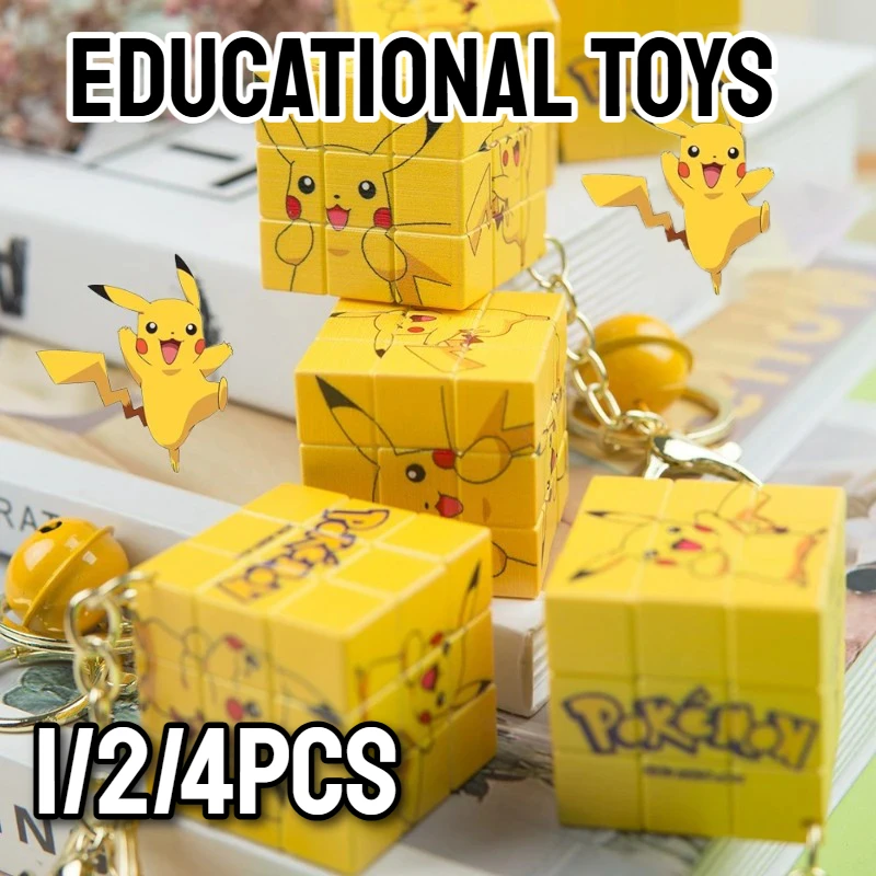 1/2/4 шт. креативный кубический брелок в стиле Пикачу, кулон, милое украшение автомобиля, сумка для пары, аксессуар, мышление, мультяшная головоломка, игрушка в подарок
1/2/4 шт. креативный кубический брелок в стиле Пикачу, кулон, милое украшение автомобиля, сумка для пары, аксессуар, мышление, мультяшная головоломка, игрушка в подарок