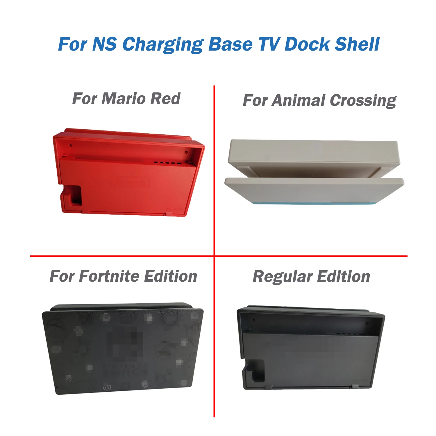 For Switch Charging Dock Base Housing Case Charging Base Tv Dock Case Cover Replacement Shell for Mario Red Limited 
For Switch Charging Dock Base Housing Case Charging Base Tv Dock Case Cover Replacement Shell for Mario Red Limited