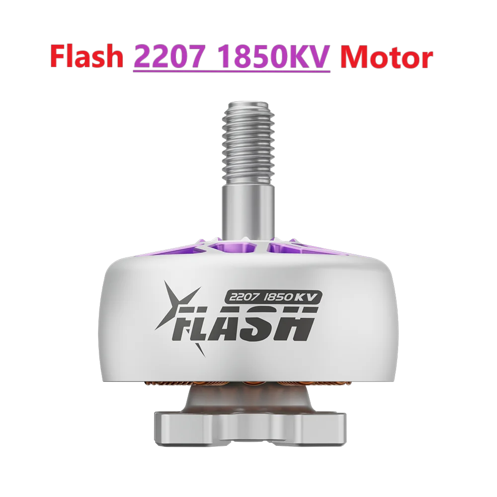 FlyFishRC Flash Бесщеточный двигатель 2207 1850KV Совместимый 5-дюймовый пропеллер для RC FPV Racing Drone Parts
FlyFishRC Flash Бесщеточный двигатель 2207 1850KV Совместимый 5-дюймовый пропеллер для RC FPV Racing Drone Parts