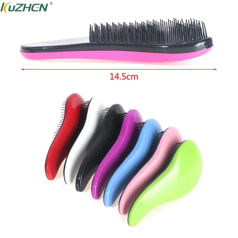 Magic Anti-static Hair Brush Handle Tangle Detangling Comb Shower Electroplate Massage Comb Salon Hair Styling Tool
Magic Anti-static Hair Brush Handle Tangle Detangling Comb Shower Electroplate Massage Comb Salon Hair Styling Tool