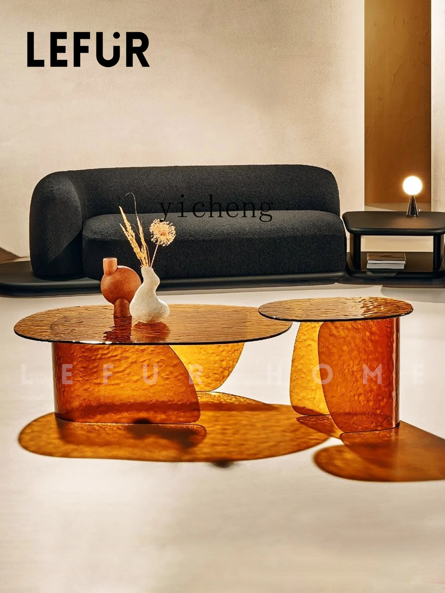 ZK Italian Minimalist Art Glass Coffee Table Oval Shape High-End Feel Living Room Home Small Apartment
ZK Italian Minimalist Art Glass Coffee Table Oval Shape High-End Feel Living Room Home Small Apartment