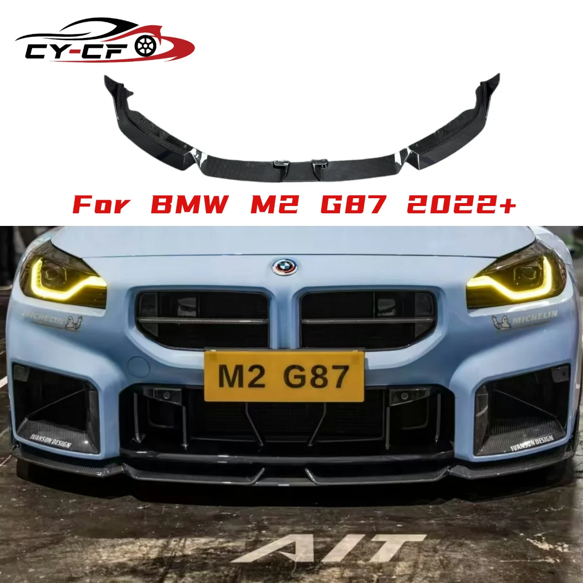 For BMW G87 M2 High Quality 100% Dry Carbon Front Bumper Lip Diffuser Body Kits Car Spoiler
For BMW G87 M2 High Quality 100% Dry Carbon Front Bumper Lip Diffuser Body Kits Car Spoiler