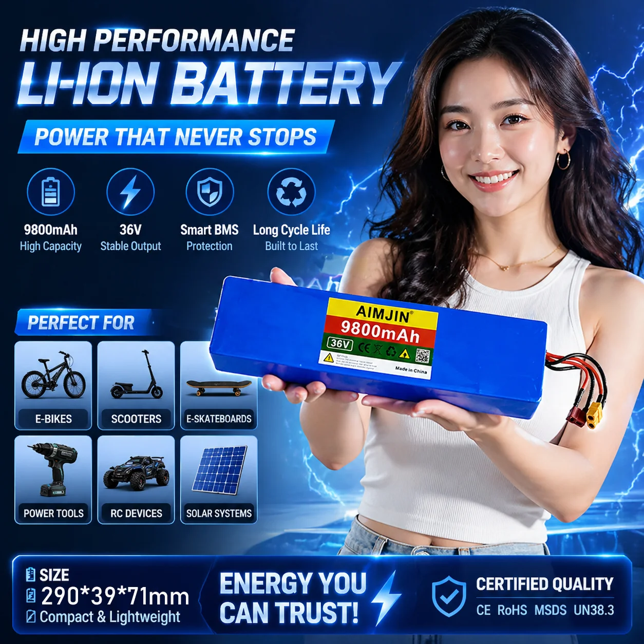 10S3P 36V 9800mAh For Kugoo S1, S2, S3, S3 Pro For Joyor Y1 X1 F3 A3 Electric Scooter Battery 18650 battery pack
10S3P 36V 9800mAh For Kugoo S1, S2, S3, S3 Pro For Joyor Y1 X1 F3 A3 Electric Scooter Battery 18650 battery pack