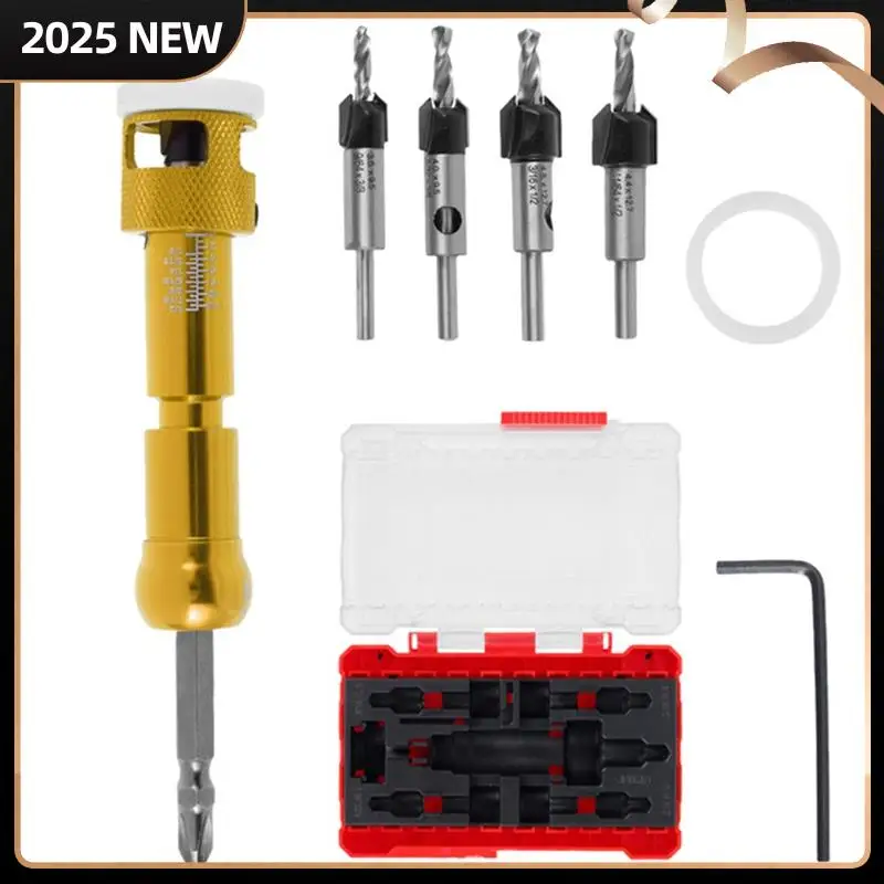 AMETAL Woodworking Counterbore Drill Step Drill Wood Self-Tapping Screw Punch Holes Drill Bit Installation Tool
AMETAL Woodworking Counterbore Drill Step Drill Wood Self-Tapping Screw Punch Holes Drill Bit Installation Tool