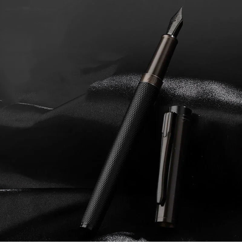 Black Forest Metal Fountain Pen Titanium Black Extra Fine Nib Beautiful Tree Texture Excellent Writing Gift Pen Glass pen
Black Forest Metal Fountain Pen Titanium Black Extra Fine Nib Beautiful Tree Texture Excellent Writing Gift Pen Glass pen
