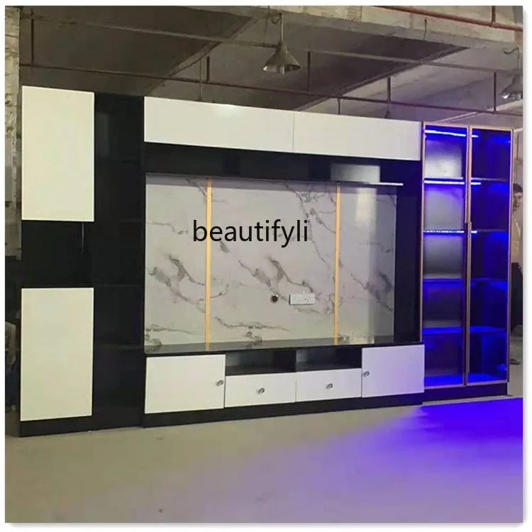 Chinese plate simple and economical overall combination TV cabinet living room furniture hotel furniture
Chinese plate simple and economical overall combination TV cabinet living room furniture hotel furniture
