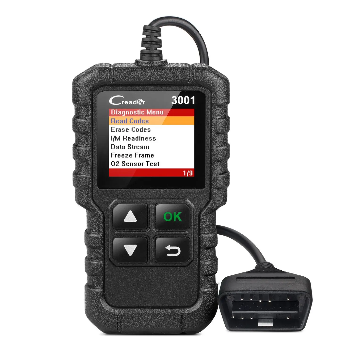 L.aunch X431 Creader /CR3001 Professional OBD II full-function code reader High quality CR 3001 auto diagnistic tool easy to use
L.aunch X431 Creader /CR3001 Professional OBD II full-function code reader High quality CR 3001 auto diagnistic tool easy to use