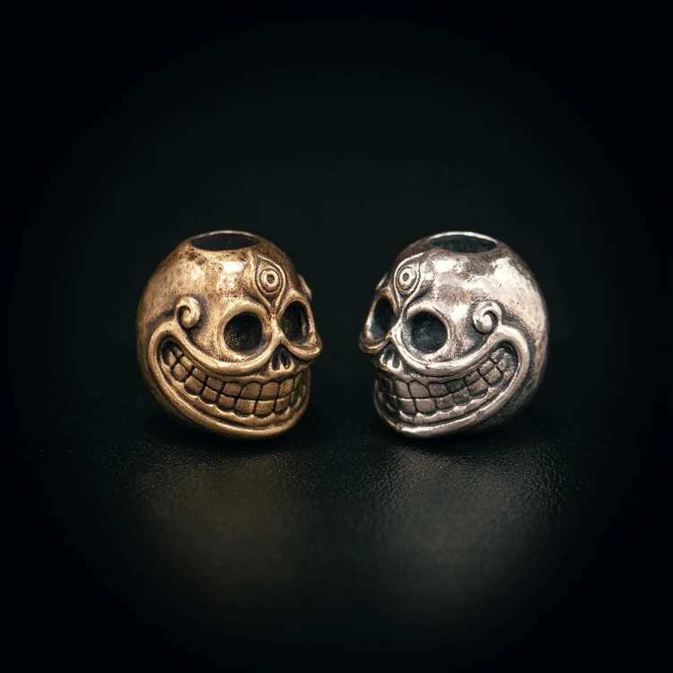 1PC Tibetan Small Skull Brass Knife Beads DIY Paracord Beads Keychain EDC Outdoor Pendant
1PC Tibetan Small Skull Brass Knife Beads DIY Paracord Beads Keychain EDC Outdoor Pendant
