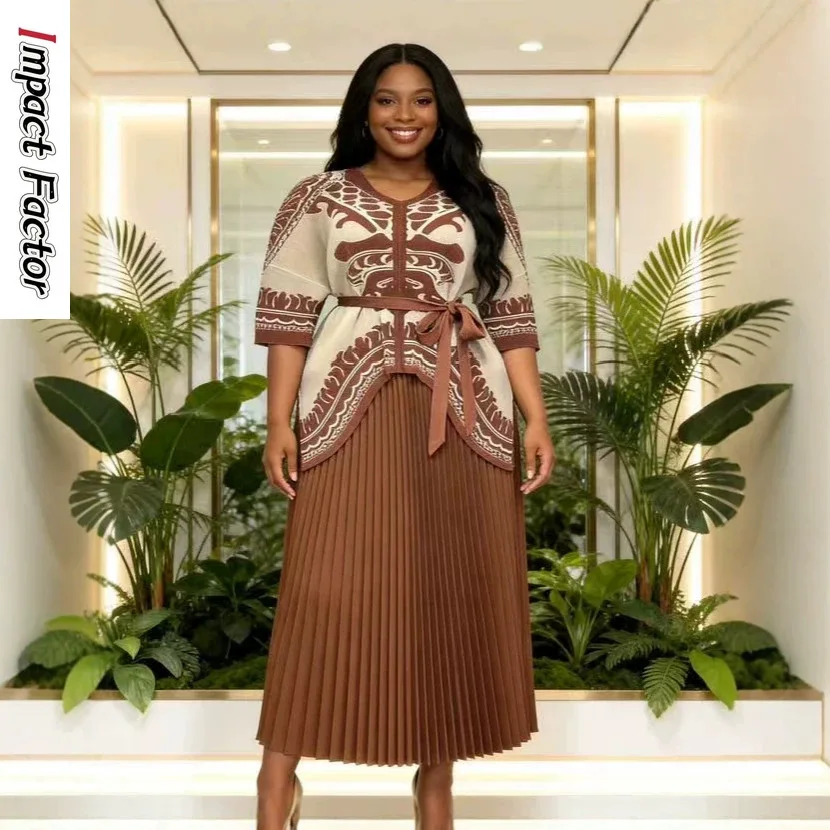 2026 Miyake Pleated Printed Short-sleeved Set Retro Loose V-neck Summer Fashion New Women's Two-piece Set
2026 Miyake Pleated Printed Short-sleeved Set Retro Loose V-neck Summer Fashion New Women's Two-piece Set