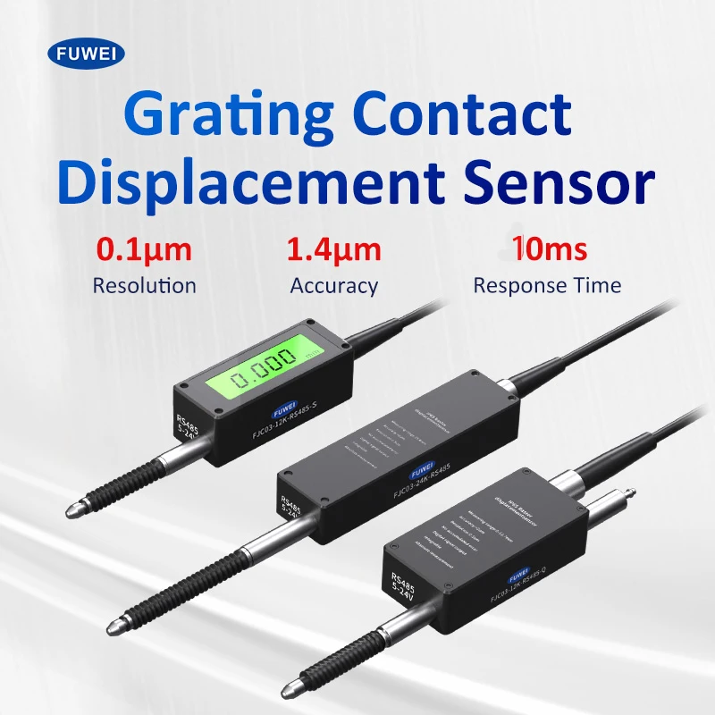FUWEI FJC03 RS485 High-Resolution Grating Micrometer for Industrial Applications 1μm High-Precision Contact Displacement Sensor
FUWEI FJC03 RS485 High-Resolution Grating Micrometer for Industrial Applications 1μm High-Precision Contact Displacement Sensor