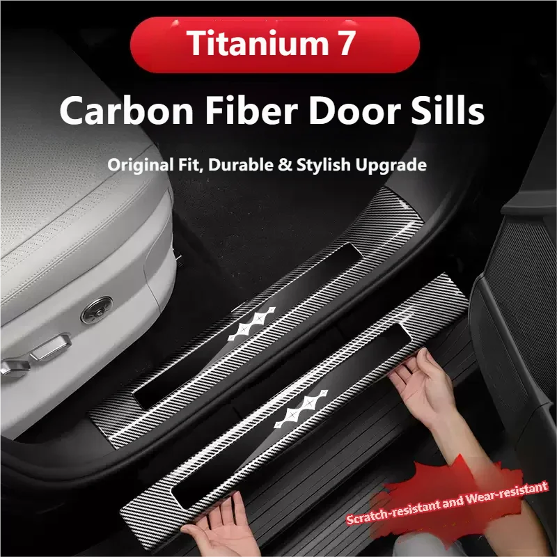 For BYD Leopard 7 Titanium 7 2025 2026 Threshold Protection Sticker Rear Trunk Inner Bumper Plate Guard ABS Carbon fiber
For BYD Leopard 7 Titanium 7 2025 2026 Threshold Protection Sticker Rear Trunk Inner Bumper Plate Guard ABS Carbon fiber