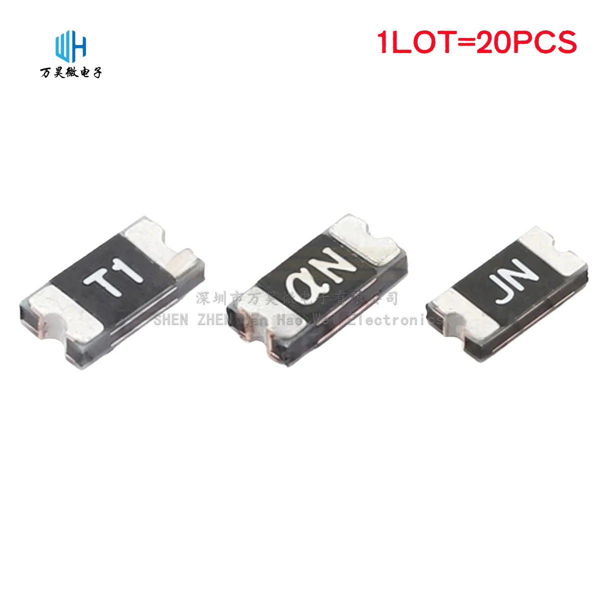 20PCS PPTC PolySwitch Self-Recovery Fuse 3216 1206 0.05A 0.1A 0.2A 0.5A 1.1A 1.5A 2A Automatic recovery fuse SMD Resettable Fuse
20PCS PPTC PolySwitch Self-Recovery Fuse 3216 1206 0.05A 0.1A 0.2A 0.5A 1.1A 1.5A 2A Automatic recovery fuse SMD Resettable Fuse