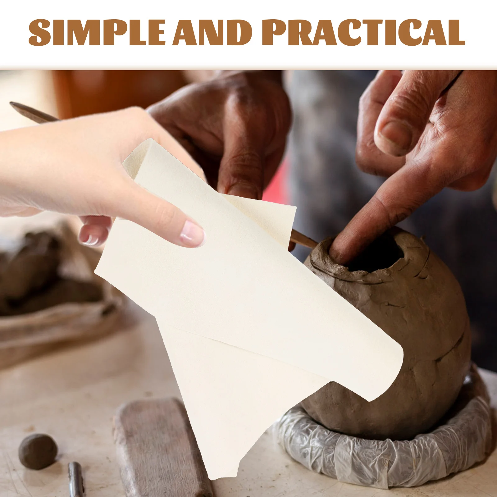 10pcs Suede Clay Sculpture Cloth Cushion Pottery Trimming Tools Absorb Water Mud Diy Supplies Soft Potteries Crafts
10pcs Suede Clay Sculpture Cloth Cushion Pottery Trimming Tools Absorb Water Mud Diy Supplies Soft Potteries Crafts