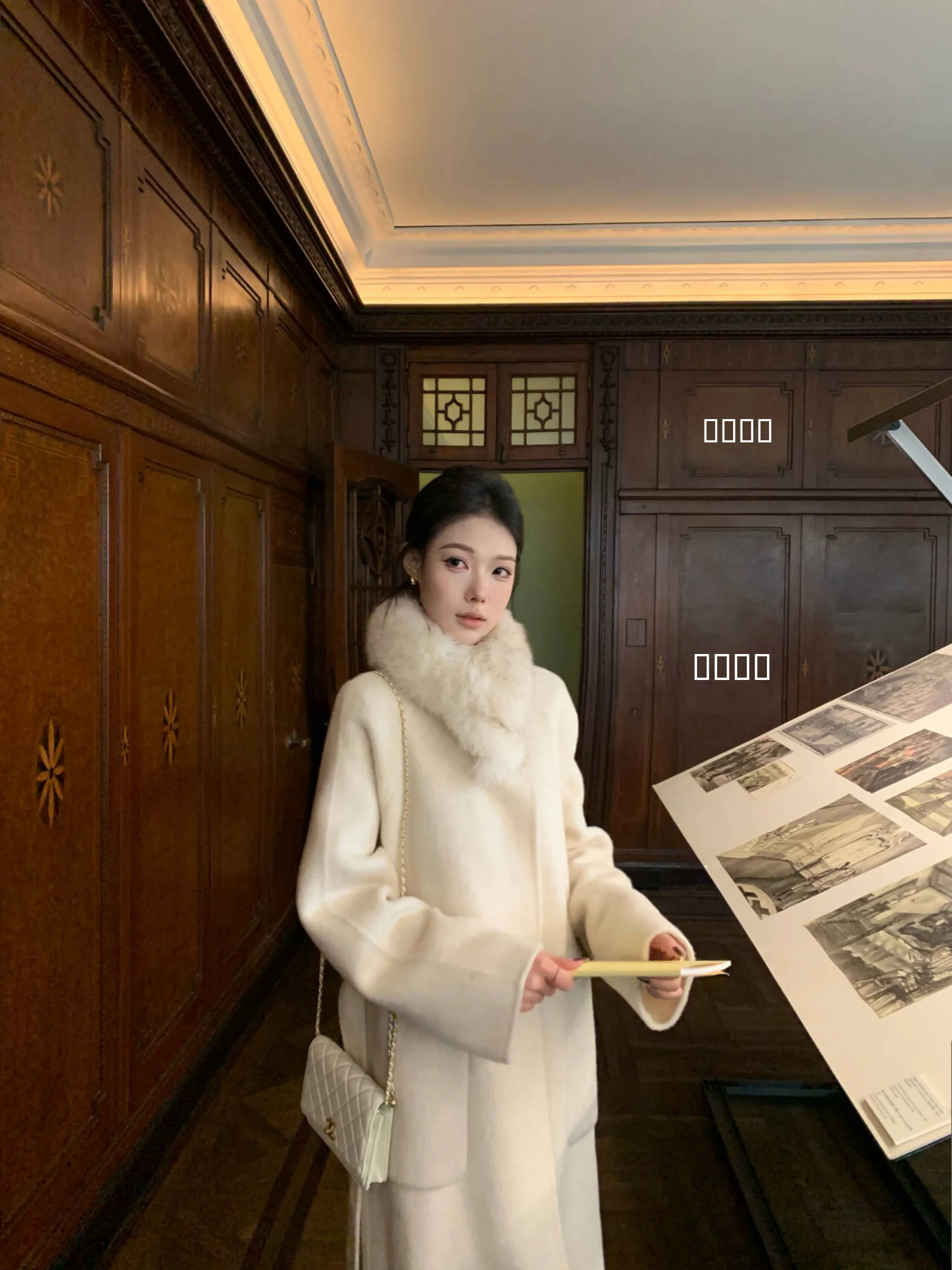 5werkwen Rattan Series Double-Faced Woolen Coat Fur Scarf Stand Collar Long Sve Thi Winter Outerwear for Young Women
5werkwen Rattan Series Double-Faced Woolen Coat Fur Scarf Stand Collar Long Sve Thi Winter Outerwear for Young Women