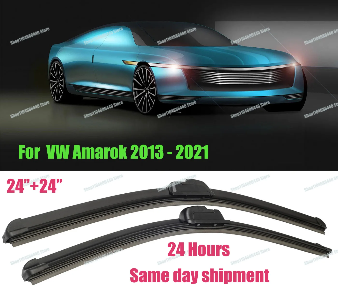 2x Wiper Blade For Volkswagen VW Amarok 2013 - 2021 2020 2019 2018 2017 2016 2015 2014 Windshield Windscreen Window Brush 24"24"
2x Wiper Blade For Volkswagen VW Amarok 2013 - 2021 2020 2019 2018 2017 2016 2015 2014 Windshield Windscreen Window Brush 24"24"