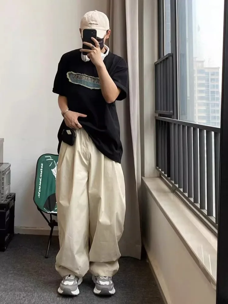 Летние тонкие повседневные широкие брюки в американском стиле ретро для мужчин и женщин, прямые брюки большого размера, рабочие длинные брюки для отдыха Faion
Летние тонкие повседневные широкие брюки в американском стиле ретро для мужчин и женщин, прямые брюки большого размера, рабочие длинные брюки для отдыха Faion