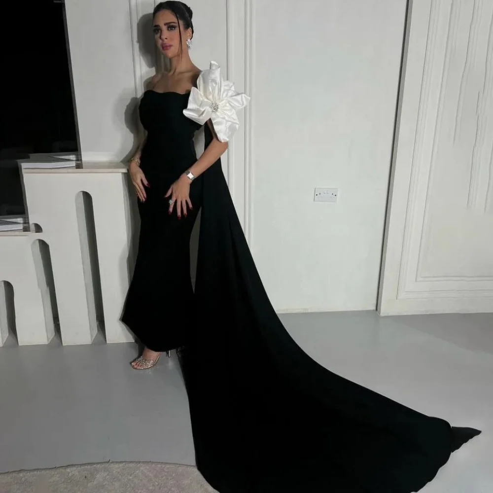 Customized Exquisite Sleeveless Mermaid Evening Dress Charming Flower Prom Dress Sexy Strapless Beading Party Gown فساتين
Customized Exquisite Sleeveless Mermaid Evening Dress Charming Flower Prom Dress Sexy Strapless Beading Party Gown فساتين