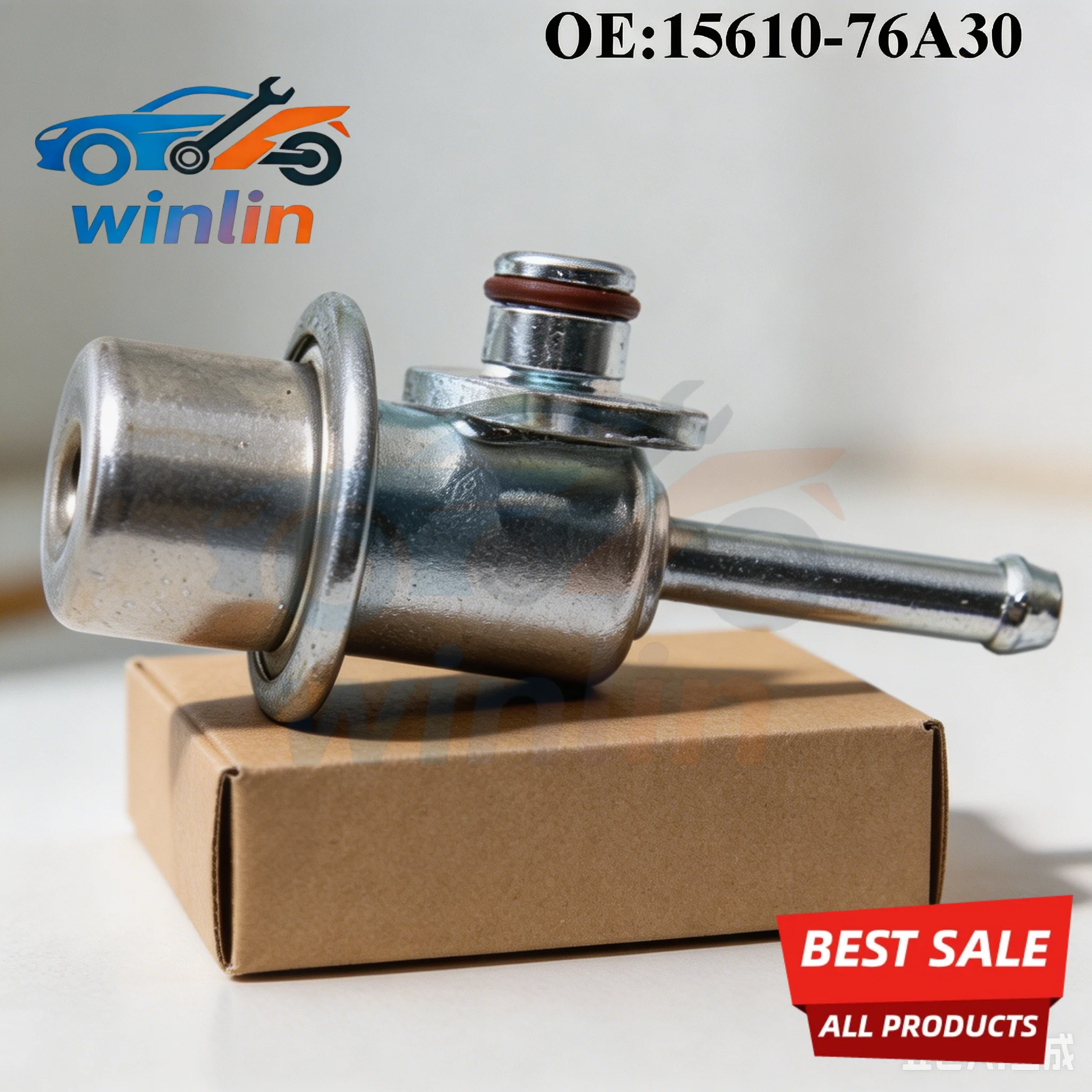 OEM 15610-76A30 Fuel Pressure Regulator For Suzuki Carry Van GA413 1980-2016 Auto Parts
OEM 15610-76A30 Fuel Pressure Regulator For Suzuki Carry Van GA413 1980-2016 Auto Parts