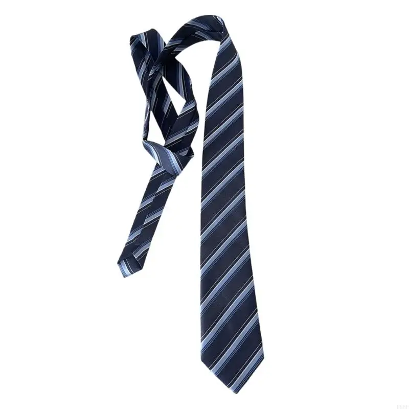 B95F Stylish Collegiate Striped Necktie Polyester Fabric Easy To Tie Unisex Design
B95F Stylish Collegiate Striped Necktie Polyester Fabric Easy To Tie Unisex Design