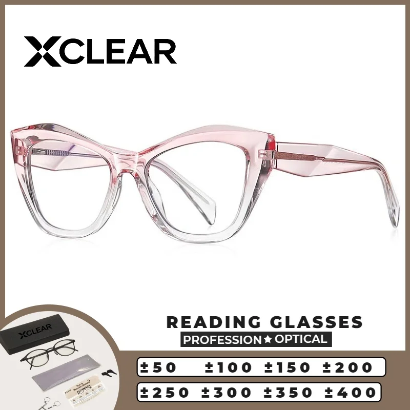 Xclear Currents Casual Style Cat Eye Reading Currents Anti Blue Ray Fashion Full Rim Progressive Prescription Optical Eyewear
Xclear Currents Casual Style Cat Eye Reading Currents Anti Blue Ray Fashion Full Rim Progressive Prescription Optical Eyewear