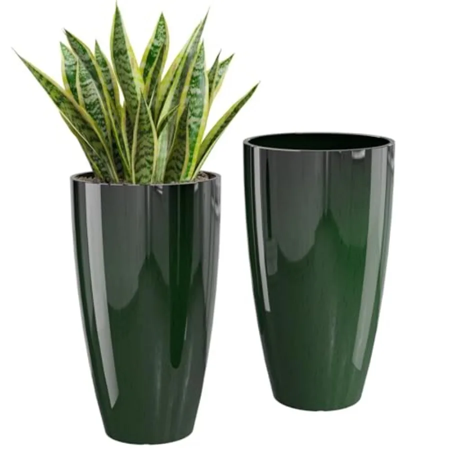 21 inch Tall Planters for Outdoor Indoor Plants 2 Pack Sturdy Plant-Flower-Tree Pots for Front Porch Patio Deck Living Room Dec
21 inch Tall Planters for Outdoor Indoor Plants 2 Pack Sturdy Plant-Flower-Tree Pots for Front Porch Patio Deck Living Room Dec