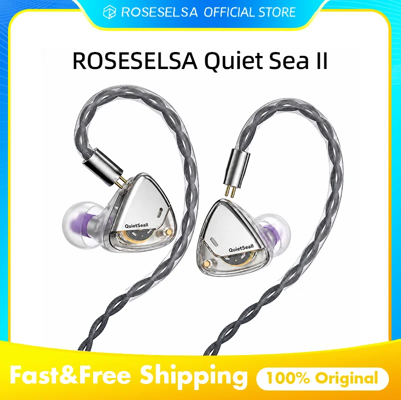 ROSESELSA QUITE SEA II HiFi проводные внутриканальные наушники (IEM) с 1 динамическим драйвером и модульным кабелем
ROSESELSA QUITE SEA II HiFi проводные внутриканальные наушники (IEM) с 1 динамическим драйвером и модульным кабелем