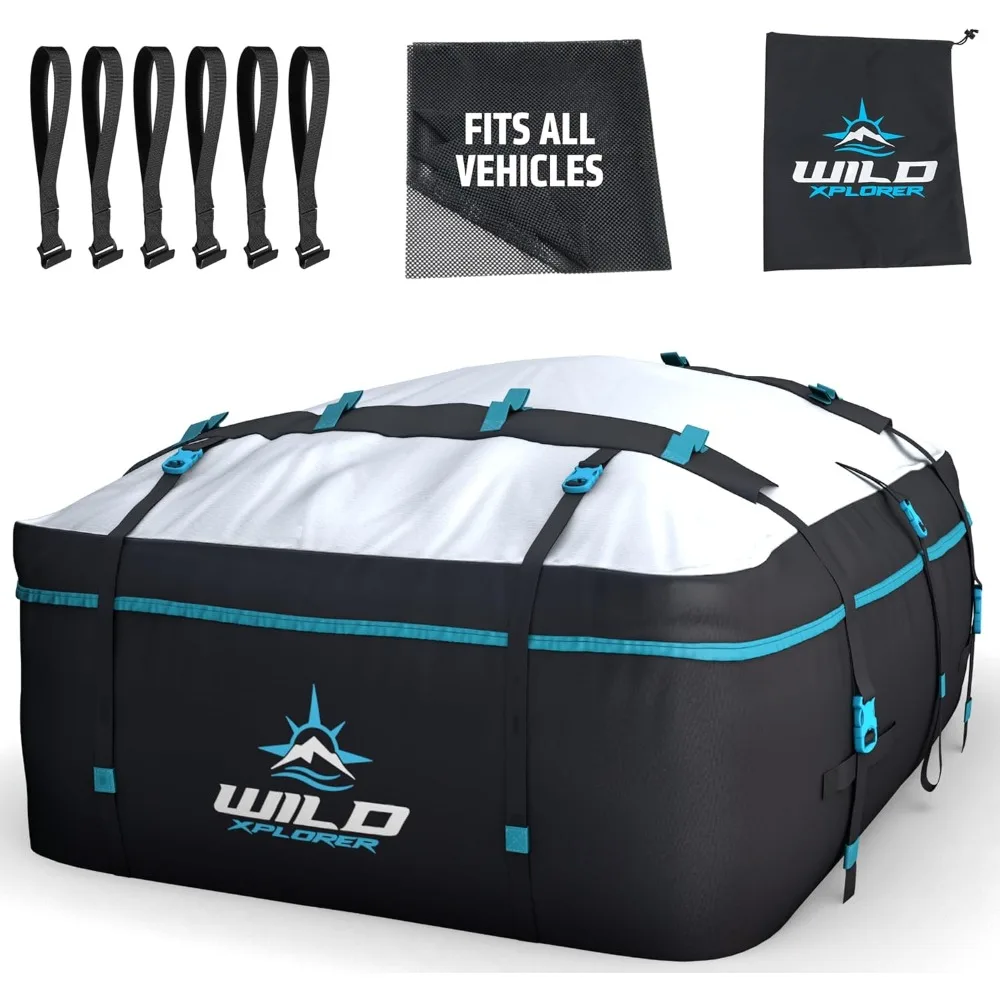 Rooftop Cargo Carrier - Waterproof Soft Shell Car Roof Cargo Carrier, Heavy Duty Car Top Luggage Cargo Bag with Patented Door Ho
Rooftop Cargo Carrier - Waterproof Soft Shell Car Roof Cargo Carrier, Heavy Duty Car Top Luggage Cargo Bag with Patented Door Ho