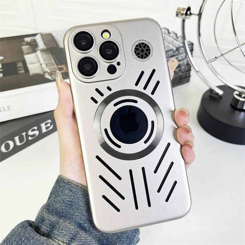 Luxury Cooling Magnetic Matte Phone Case For iPhone 15 14 12 13 11 Pro Max Cooling Wireless Charging Phone Cover
Luxury Cooling Magnetic Matte Phone Case For iPhone 15 14 12 13 11 Pro Max Cooling Wireless Charging Phone Cover