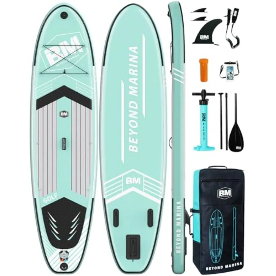 Inflatable SUP Paddle Board for adults, durable PVC material, blue color, non-slip EVA deck and foam handles, camera mount, dou
Inflatable SUP Paddle Board for adults, durable PVC material, blue color, non-slip EVA deck and foam handles, camera mount, dou
