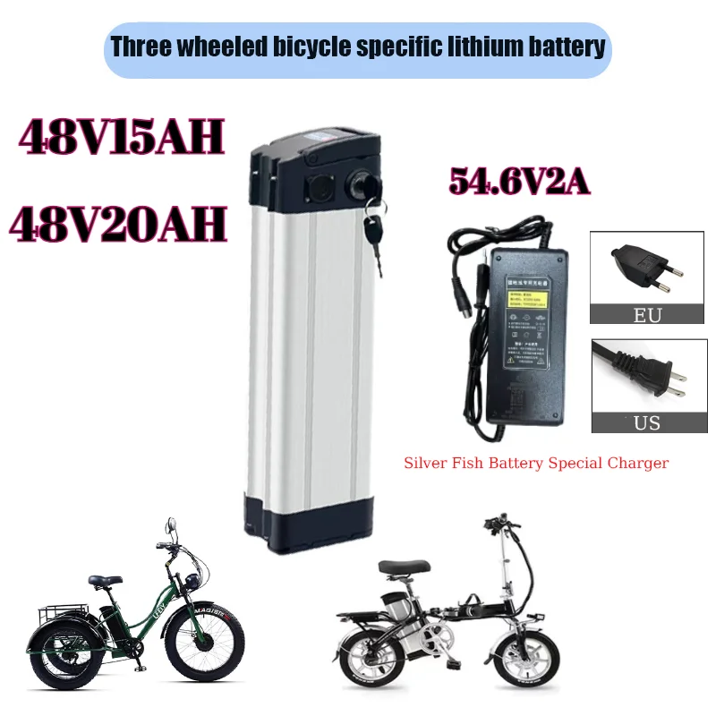 18650 battery 48V15AH/20AH Special battery for electric tricycles with Charger High Capacity Rechargeable E-Bike Battery
18650 battery 48V15AH/20AH Special battery for electric tricycles with Charger High Capacity Rechargeable E-Bike Battery