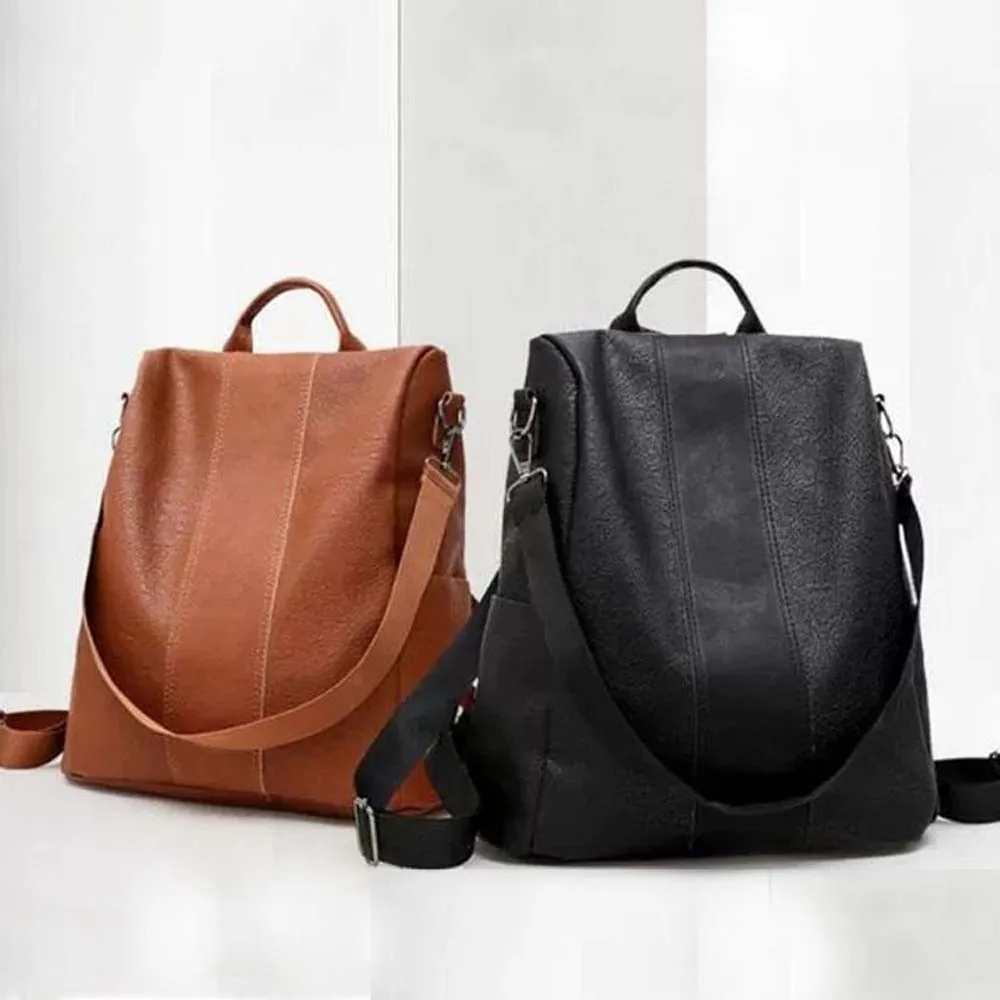 Elegant Soft PU Backpack Multi Pocket Solid Color Anti-theft Design Backpack Korean Style Crossbody Pouch
Elegant Soft PU Backpack Multi Pocket Solid Color Anti-theft Design Backpack Korean Style Crossbody Pouch