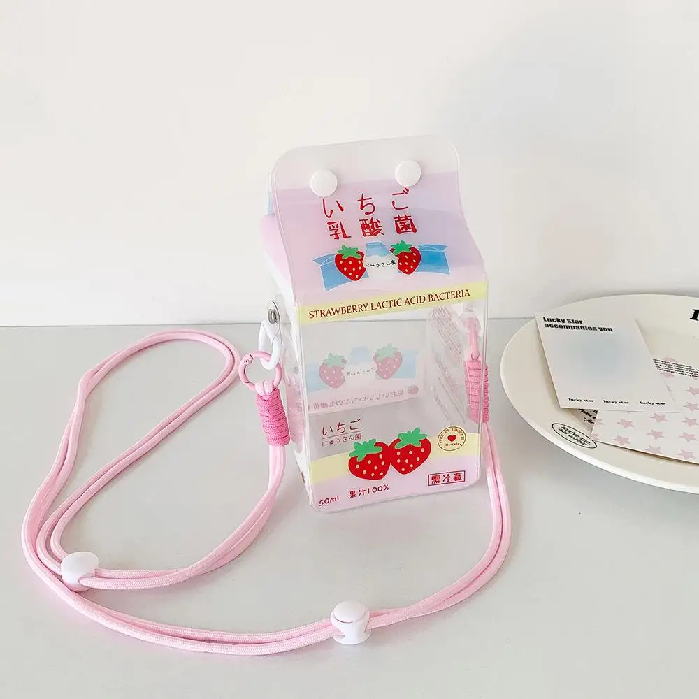 Cute Cartoon Doll Bag Student Japanese PVC Crossbody Toon Goods Bag Display Storage Bag INS Style Milk Box Bagdge Holder
Cute Cartoon Doll Bag Student Japanese PVC Crossbody Toon Goods Bag Display Storage Bag INS Style Milk Box Bagdge Holder