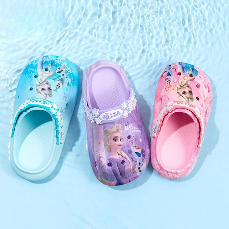 Summer Hole Shoes With Hollow And Breathable Design For Girls Princess Elsa's Cute Cool Slippers Anti Slip
Summer Hole Shoes With Hollow And Breathable Design For Girls Princess Elsa's Cute Cool Slippers Anti Slip