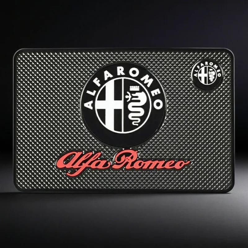 【Premium Non-Slip Dashboard Mat】Alfa Romeo Logo Car Anti-Skid Pad PVC Material for Giulia Stelvio Giulietta Interior Accessories
【Premium Non-Slip Dashboard Mat】Alfa Romeo Logo Car Anti-Skid Pad PVC Material for Giulia Stelvio Giulietta Interior Accessories