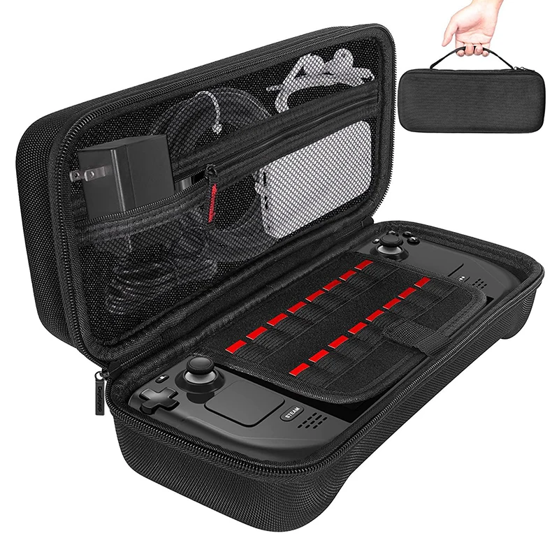 Handheld Game Console Storage Bag Shockproof Organizer Wear-resistant Travel Carry Case for Steam Deck
Handheld Game Console Storage Bag Shockproof Organizer Wear-resistant Travel Carry Case for Steam Deck