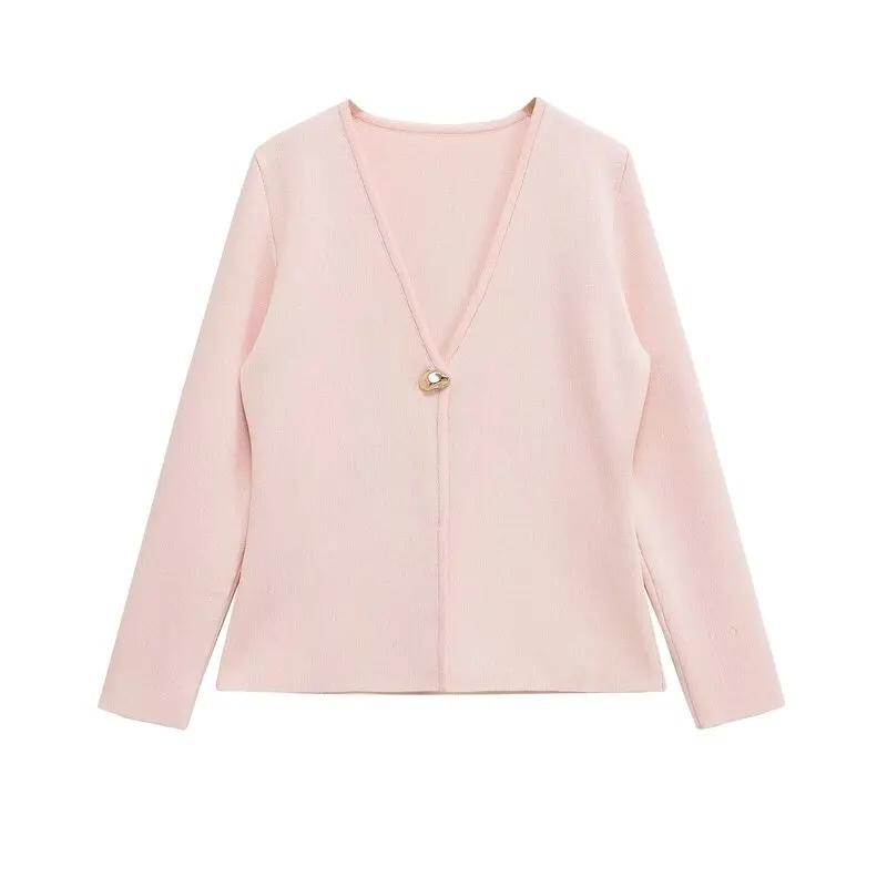 Ele Simple V-ne Long Sve Knitted Jaet New Arrival Spring 2025 Women's Faion Commute Sle Regular Length
Ele Simple V-ne Long Sve Knitted Jaet New Arrival Spring 2025 Women's Faion Commute Sle Regular Length