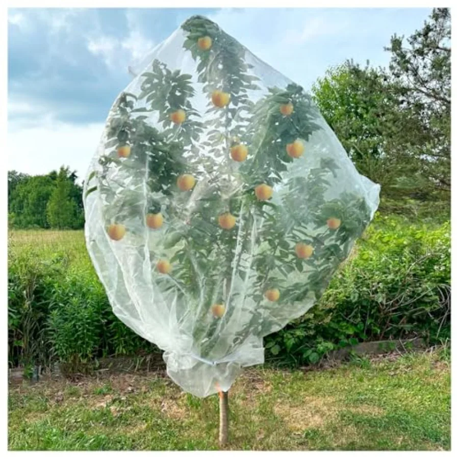 4Pcs Insect Bird Barrier Mesh, Garden Netting Barrier, Bird Netting, Netting for Plant with Drawstring, Tomato Protective Cover
4Pcs Insect Bird Barrier Mesh, Garden Netting Barrier, Bird Netting, Netting for Plant with Drawstring, Tomato Protective Cover