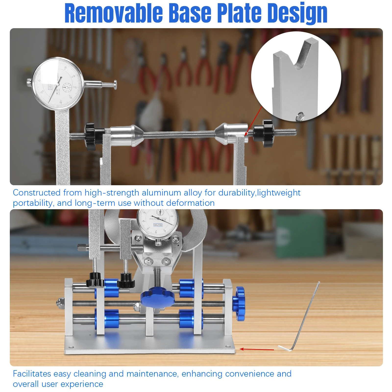 Инструменты для регулировки и ремонта велосипедных ободов из алюминиевого сплава с индикаторами для профессиональных механиков
Инструменты для регулировки и ремонта велосипедных ободов из алюминиевого сплава с индикаторами для профессиональных механиков
