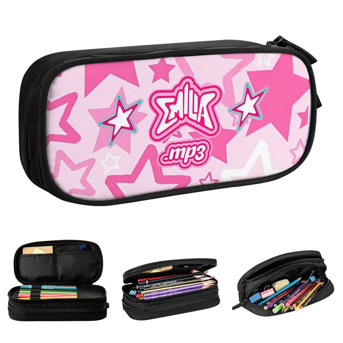 Emilia Mernes Mp3 Pencil Cases Pen Box Bag Student Big Capacity Students School Zipper Pencilcases
Emilia Mernes Mp3 Pencil Cases Pen Box Bag Student Big Capacity Students School Zipper Pencilcases