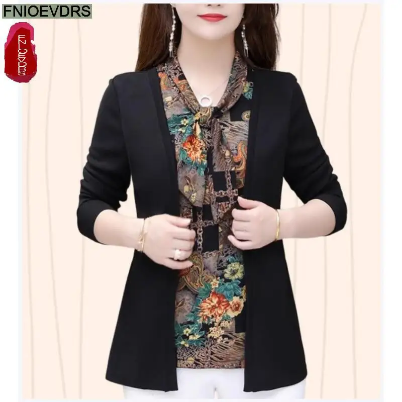 M-5XL Loose Clothes Women 2023 Autumn Elegant Office Lady Bow Tie Basic Shirts Casual Retro Vintage Floral Print Tops Blouses
M-5XL Loose Clothes Women 2023 Autumn Elegant Office Lady Bow Tie Basic Shirts Casual Retro Vintage Floral Print Tops Blouses