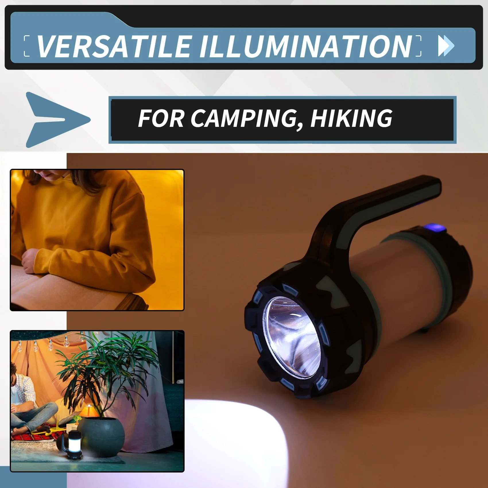 A35F New LED Portable Searchlight Rechargeable Portable Searchlight Emergency Multi-Function Searchlight Black And Blue
A35F New LED Portable Searchlight Rechargeable Portable Searchlight Emergency Multi-Function Searchlight Black And Blue