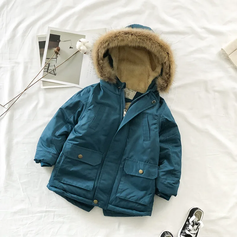 2026 Winter New Boys Jacket Resist The Severe Cold Heavy Thick Plus Velvet High Quality Long Hooded Coat For Kids Windbreaker
2026 Winter New Boys Jacket Resist The Severe Cold Heavy Thick Plus Velvet High Quality Long Hooded Coat For Kids Windbreaker