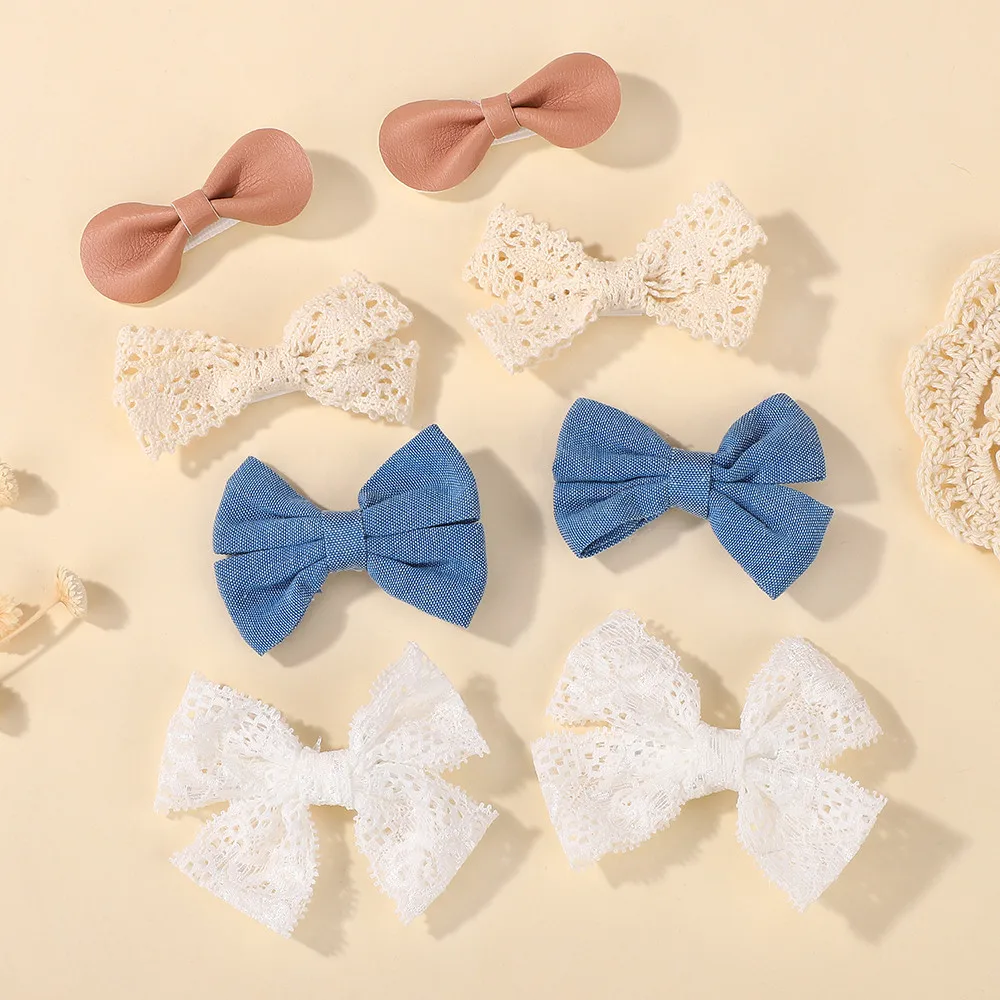 Random Color 8pcs Lace Printed Bowknot Hair Clips for Girls Handmade Hairpin Boutique Barrettes Headwear Kids Hair Accessories
Random Color 8pcs Lace Printed Bowknot Hair Clips for Girls Handmade Hairpin Boutique Barrettes Headwear Kids Hair Accessories