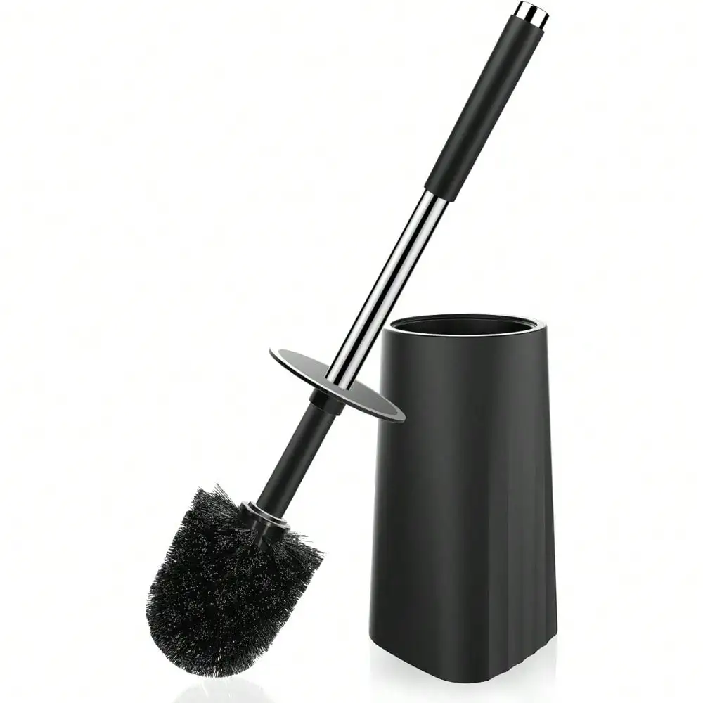 Toilet Brush, Compact Size Toilet Bowl Brush And Holder Toilet Brushes For Bathroom With Stainless Steel Handle Toilet Cleaner Brush With Durable Scrubbing Bristles, Splash-Proof
Toilet Brush, Compact Size Toilet Bowl Brush And Holder Toilet Brushes For Bathroom With Stainless Steel Handle Toilet Cleaner Brush With Durable Scrubbing Bristles, Splash-Proof