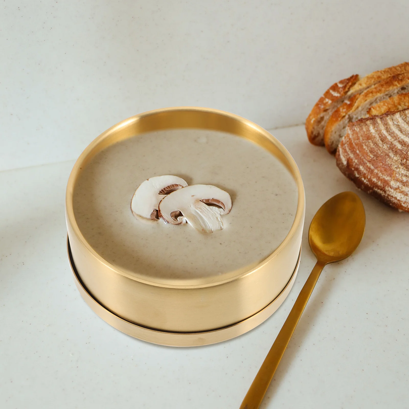 Double Layer Stainless Steel Rice Bowl with Lid Large Opening Leak Proof Home Kitchen Food Storage Korean Style
Double Layer Stainless Steel Rice Bowl with Lid Large Opening Leak Proof Home Kitchen Food Storage Korean Style