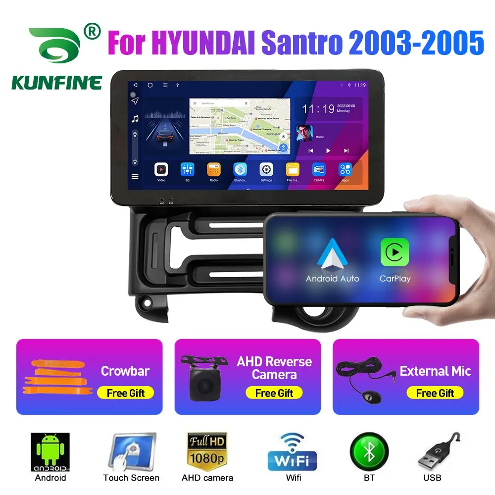 10,33-дюймовый автомобильный радиоприемник для HYUNDAI Santro 03-05 2Din Android, восьмиядерный автомобильный стерео DVD, GPS-навигатор, плеер, QLED-экран Carplay
10,33-дюймовый автомобильный радиоприемник для HYUNDAI Santro 03-05 2Din Android, восьмиядерный автомобильный стерео DVD, GPS-навигатор, плеер, QLED-экран Carplay