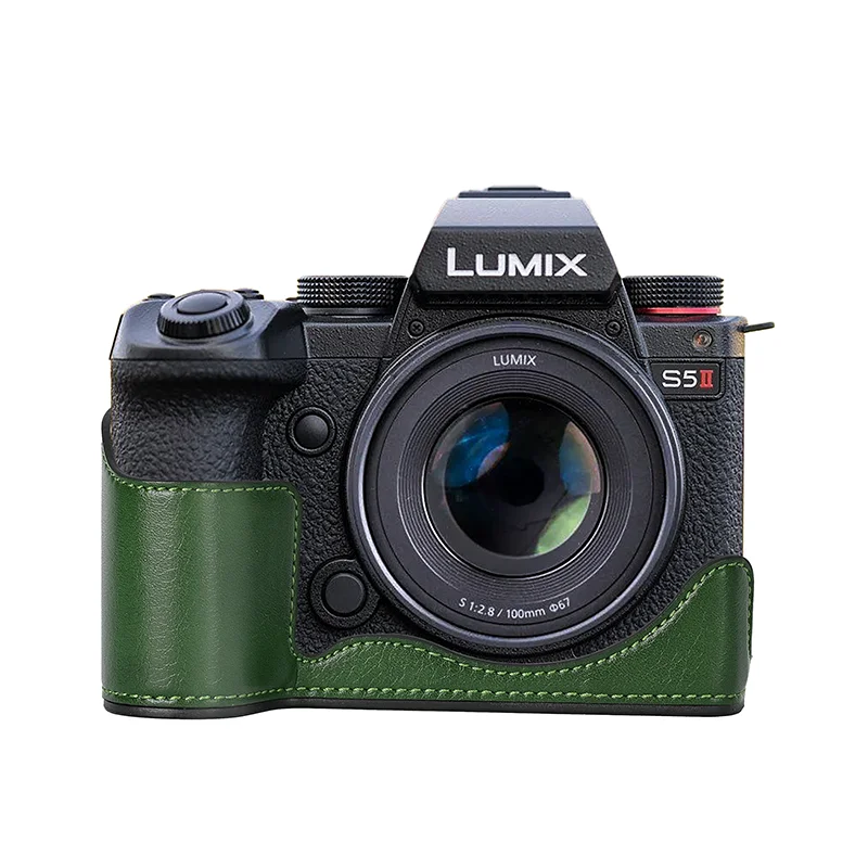 Camera Bag PU Leather Half Body Case for Panasonic Lumix S5 Bottom Opening Version Cover
Camera Bag PU Leather Half Body Case for Panasonic Lumix S5 Bottom Opening Version Cover