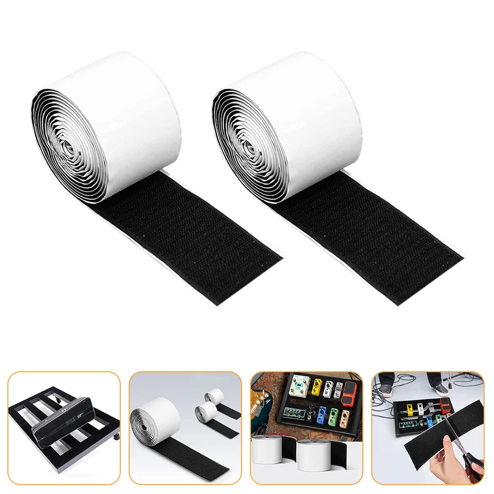 2 Rolls Effect Pedal Tape 2M Cuttable Hook Loop Fastener for Electric Guitar Pedalboard Secure Mounting Solution
2 Rolls Effect Pedal Tape 2M Cuttable Hook Loop Fastener for Electric Guitar Pedalboard Secure Mounting Solution